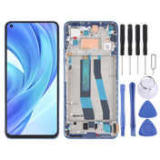 Original LCD Screen for Xiaomi Mi 11 Lite 4G/11 Lite 5G NE M2101K9AG M2101K9AIDigitizer Full Assembly with Frame (Blue) Eurekaonline