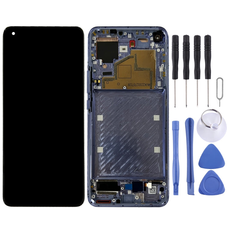 Original LCD Screen for Xiaomi Mi 11 M2011K2C, M2011K2G Digitizer Full Assembly with Frame(Purple) Eurekaonline
