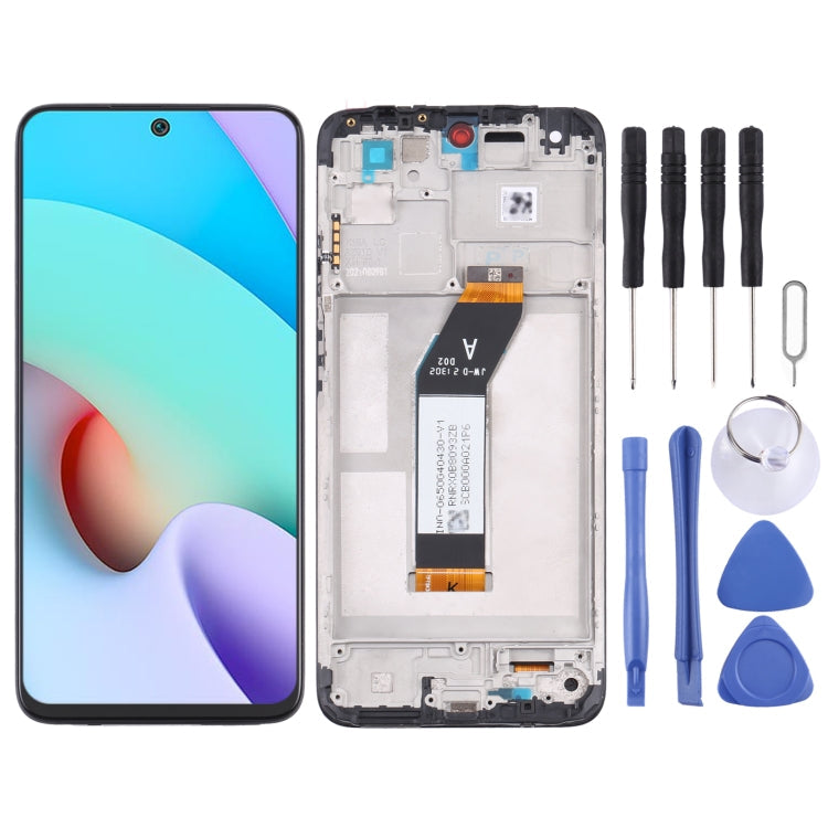Original LCD Screen for Xiaomi Redmi 10 21061119AG Digitizer Full Assembly with Frame Eurekaonline