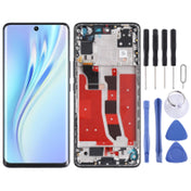 Original OLED LCD Screen for Honor V40 Lite Digitizer Full Assembly with Frame(Black) Eurekaonline