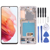 Original Super AMOLED LCD Screen For Samsung Galaxy S21 4G/S21 5G SM-G990 SM-G991 Digitizer Full Assembly with Frame (Gold) Eurekaonline