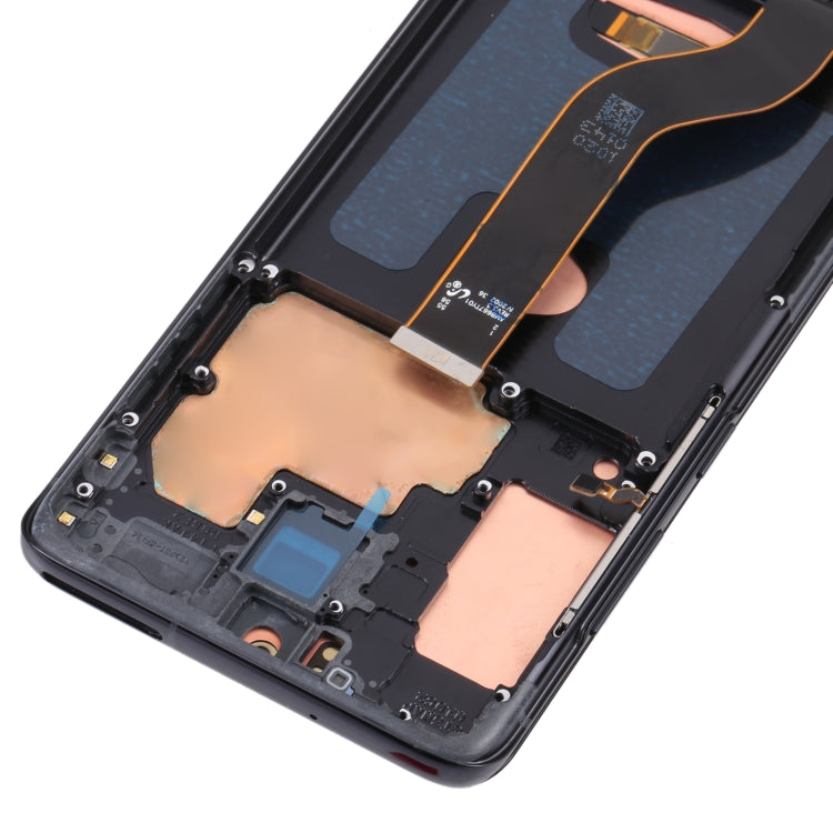 Original Super AMOLED LCD Screen for Samsung Galaxy S20+ 5G SM-G986B/G985 Digitizer Full Assembly with Frame (Black) Eurekaonline