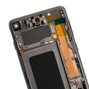 Original Super AMOLED LCD Screen with Frame for Galaxy S10 4G Digitizer Full Assembly (Black) Eurekaonline
