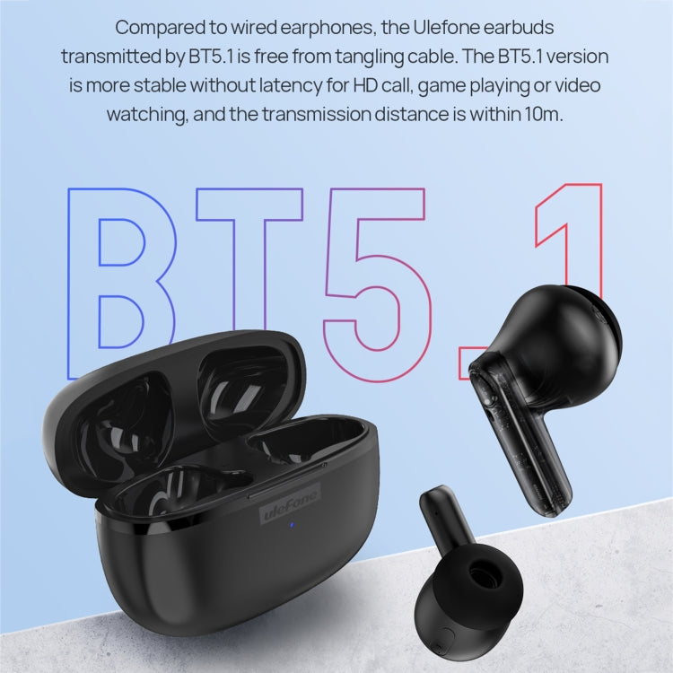 Original Ulefone Buds TWS True Wireless Bluetooth Earphone(Black) Eurekaonline