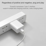 Original Xiaomi AD201 20W Single USB-C / Type-C Interface Travel Charger Quick Charge Version, US Plug(White) Eurekaonline