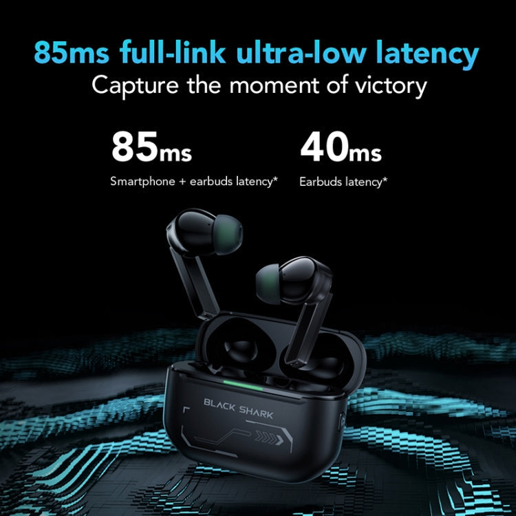 Original Xiaomi Black Shark Noise Reduction True Wireless Bluetooth Earphone(Black) Eurekaonline