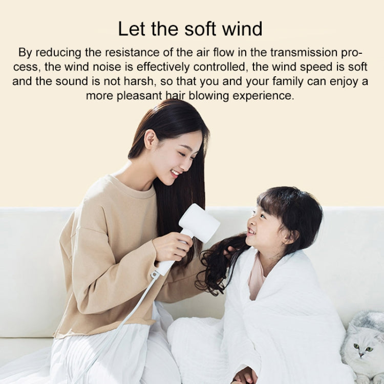 Original Xiaomi Mijia H300 Negative Ion Quick Drying Electric Hair Dryer, US Plug(White) Eurekaonline