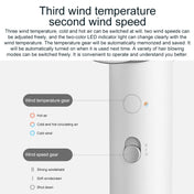 Original Xiaomi Mijia H500 Water Ion Electric Hair Dryer, US Plug(White) Eurekaonline