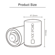 Original Xiaomi Youpin Circle Joy Stainless Steel Vacuum Memory Wine Stopper Eurekaonline