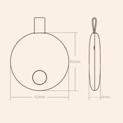 Original Xiaomi Youpin Ranres Intelligent Anti-lost Device Two-way Search Bluetooth Alarm Smart Positioning Finder, Distance: 15m(Green) Eurekaonline