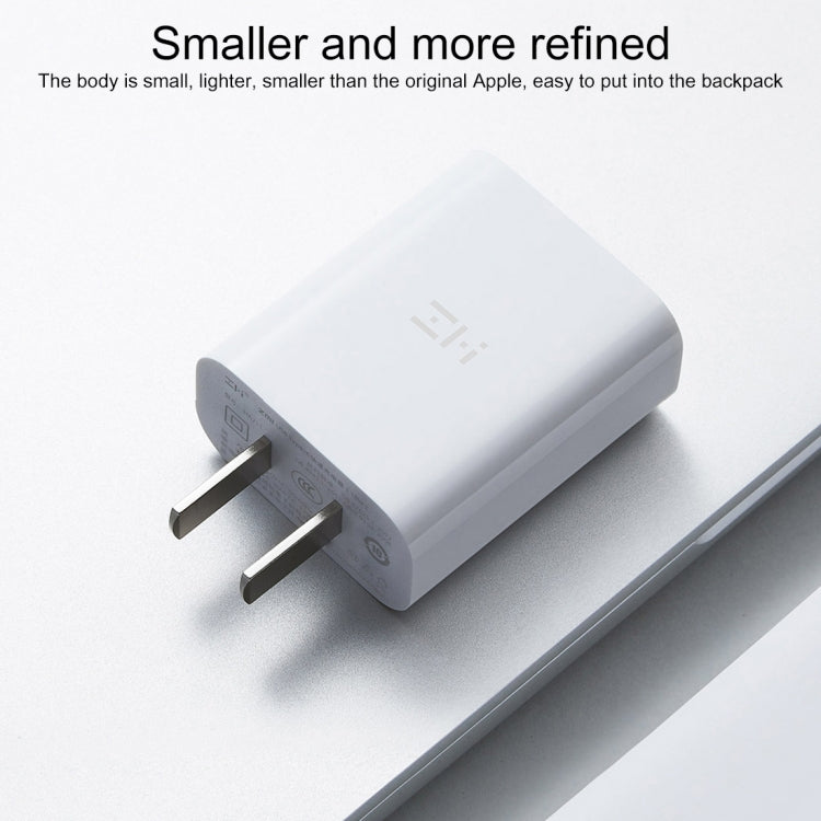 Original Xiaomi Youpin ZMI 20W Type-C / USB-C Quick Charger Power Adapter, US Plug(White) Eurekaonline