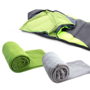 Outdoor Fleece Sleeping Bag Camping Trip Air Conditioner Dirty Sleeping Bag Separated By Knee Blanket During Lunch Break Thickened (Blue) Eurekaonline