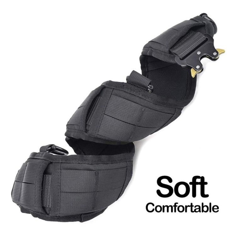 Outdoor Hunting Belt Nylon Waist Belt,Spec: Belt + Corset  Khaki Eurekaonline