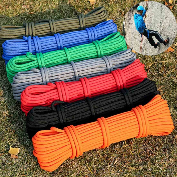 Outdoor Rock Climbing Hiking Accessories High Strength Auxiliary Cord Safety Rope, Diameter: 9.5mm, Length: 20m, Random Color Eurekaonline