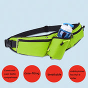 Outdoor Sports Water Bottle Waist Bag Multifunctional Fitness Running Mobile Phone Invisible Waist Bag(Army Green) Eurekaonline