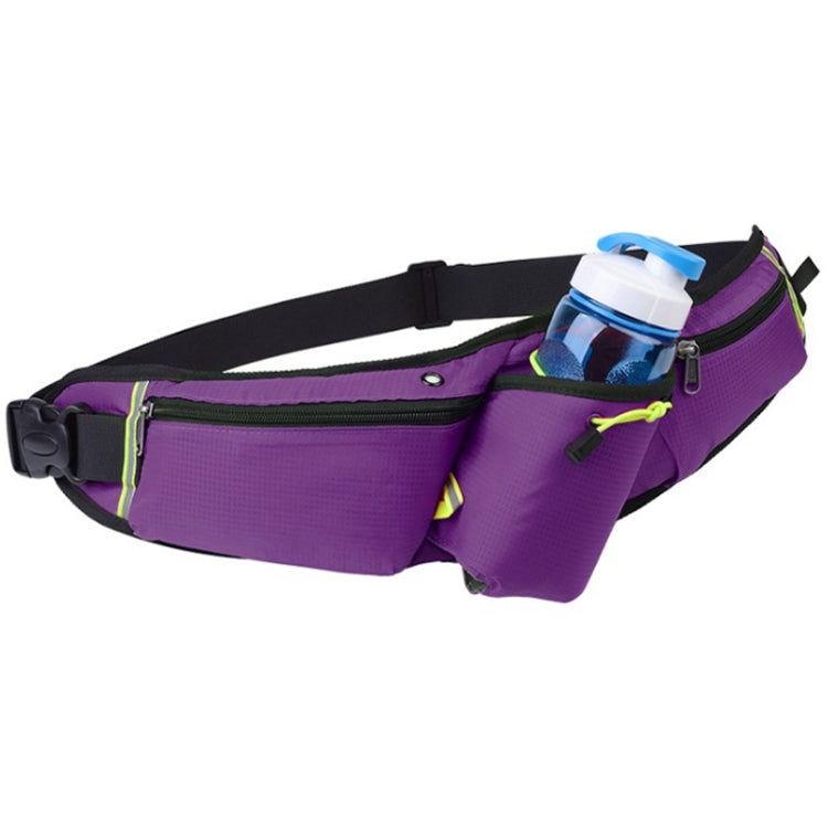 Outdoor Sports Water Bottle Waist Bag Multifunctional Fitness Running Mobile Phone Invisible Waist Bag(Violet) Eurekaonline