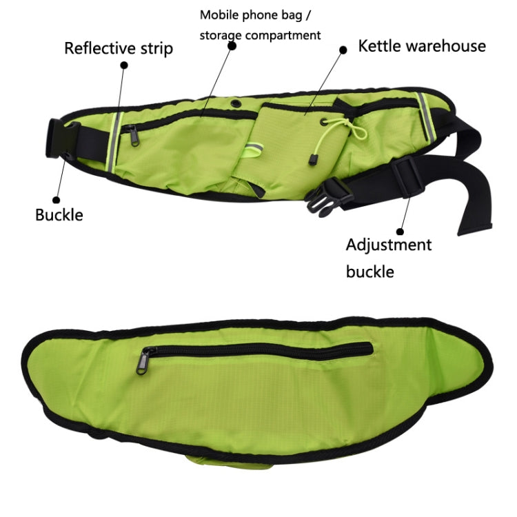 Outdoor Sports Water Bottle Waist Bag Multifunctional Fitness Running Mobile Phone Invisible Waist Bag(Violet) Eurekaonline