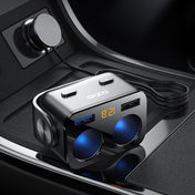 Ozio Car Charger Cigarette Lighter Conversion Plug, Model: Y48QA Black All Agreement Flash Charge Eurekaonline