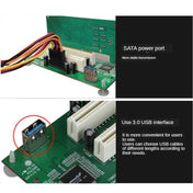 PCIe to Dual PCI Slot Adapter Card USB 3.0 Expansion Card Eurekaonline