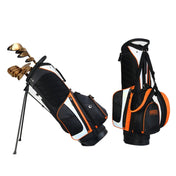 PGM Golf Nylon Lightweight Bag with Holder(Black Orange) Eurekaonline