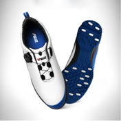 PGM Golf Waterproof Rotary Buckle Shoe Sneakers for Men (Color:Blue Size:41) Eurekaonline
