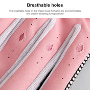 PGM One Pair Golf Non-Slip PU Leather Gloves for Women (Color:Pink Size:21) Eurekaonline