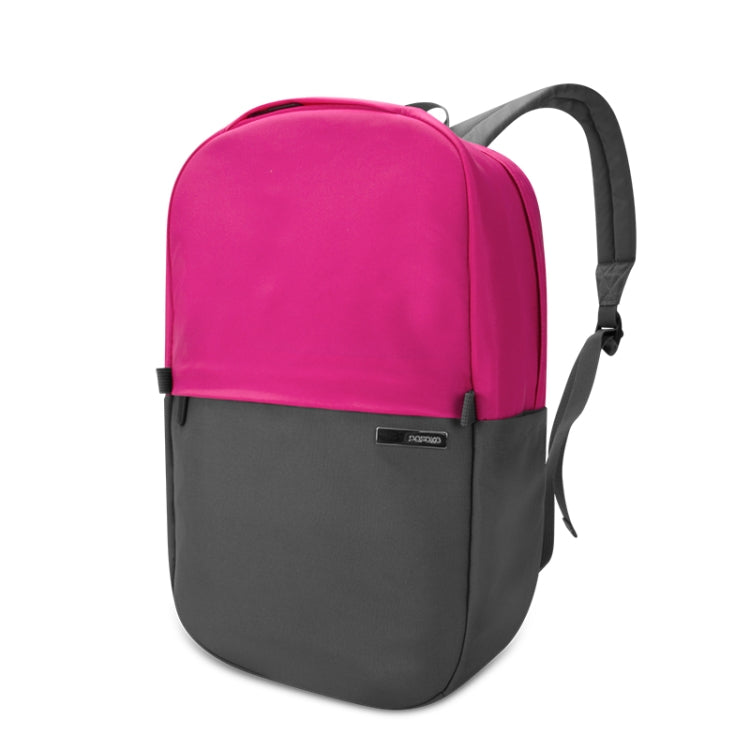 POFOKO XY Series 13.3 inch Fashion Color Matching Multi-functional Backpack Computer Bag, Size: S (Rose Red) Eurekaonline