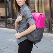 POFOKO XY Series 13.3 inch Fashion Color Matching Multi-functional Backpack Computer Bag, Size: S (Rose Red) Eurekaonline