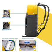 POFOKO XY Series 14-15.4 inch Fashion Color Matching Multi-functional Backpack Computer Bag, Size: M Eurekaonline