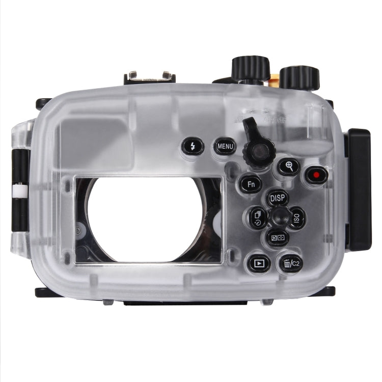 PULUZ 40m Underwater Depth Diving Case Waterproof Camera Housing for Sony A6300 (E PZ 16-50mm F3.5-5.6 OSS)(Black) Eurekaonline