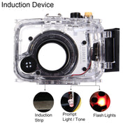 PULUZ 40m Underwater Depth Diving Case Waterproof Camera Housing for Sony RX100 III(Transparent) Eurekaonline