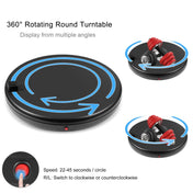 PULUZ 45cm Remote Control Adjusting Speed Rotating Turntable Display Stand with Power Socket, Black, Load 100kg(EU Plug) Eurekaonline