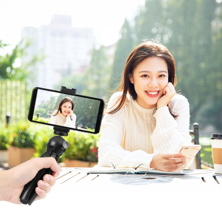 PULUZ Live Broadcast Smartphone Video Light Vlogger Kits with Microphone + LED Light + Tripod Mount + Phone Clamp Holder (Black) Eurekaonline