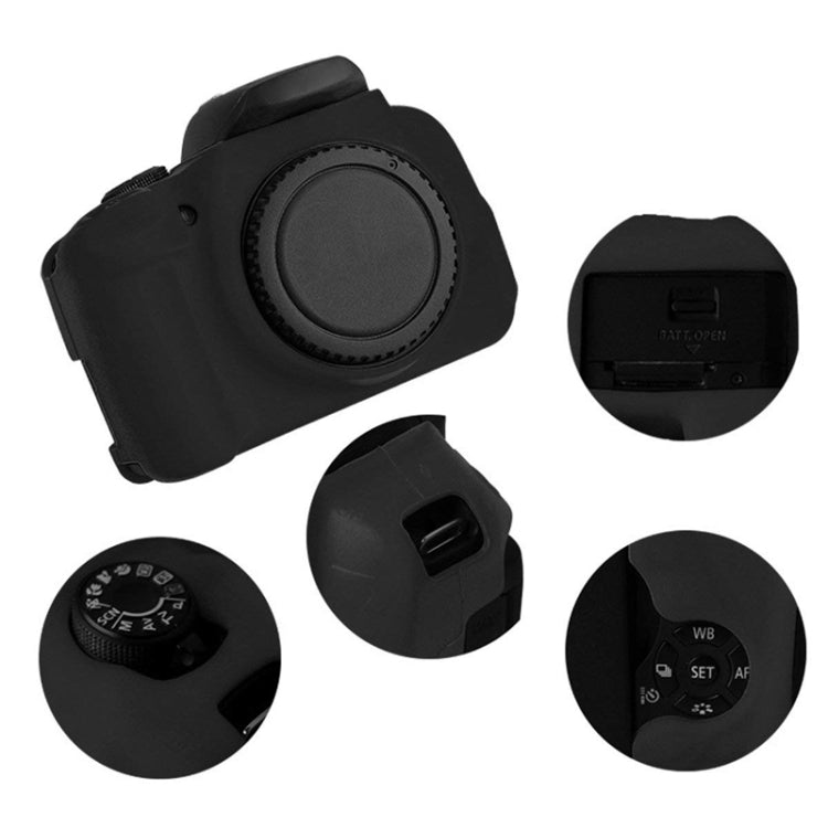 PULUZ Soft Silicone Protective Case for Canon EOS 650D / 700D (Black) Eurekaonline