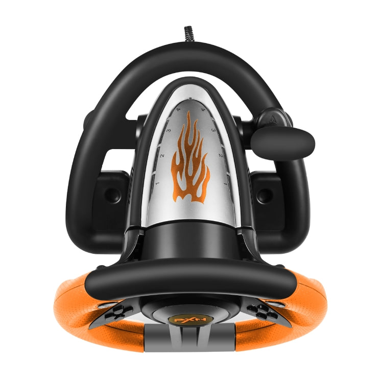 PXN-V3 Racing Game Steering Wheel for PC / PS3 / 4 / xbox one / switch(Orange) Eurekaonline
