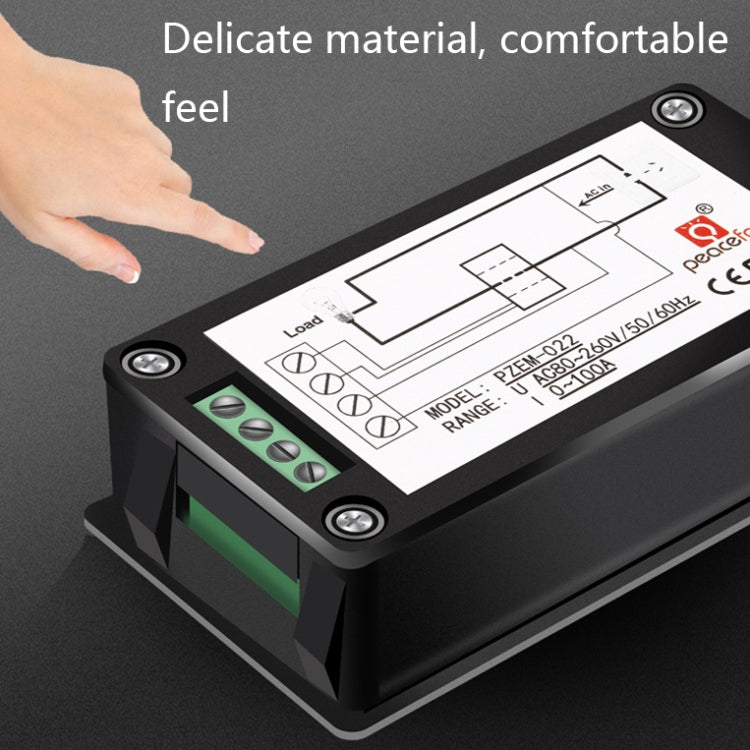 Peacefair English Version Multifunctional AC Digital Display Power Monitor, 100A (Open and Close CT) Eurekaonline