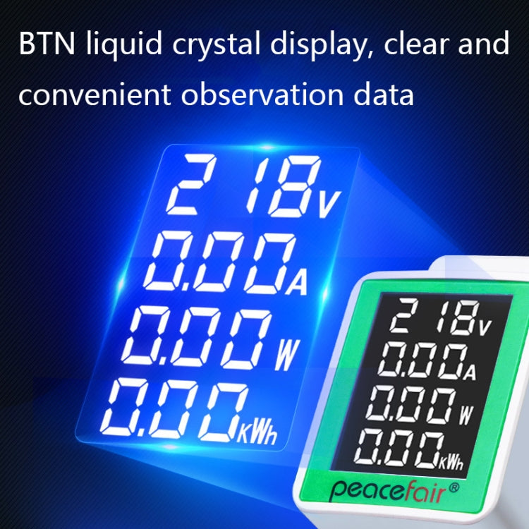 Peacefair PZEM-008 4 In 1 Multifunctional AC Digital Display Rail Monitor Eurekaonline