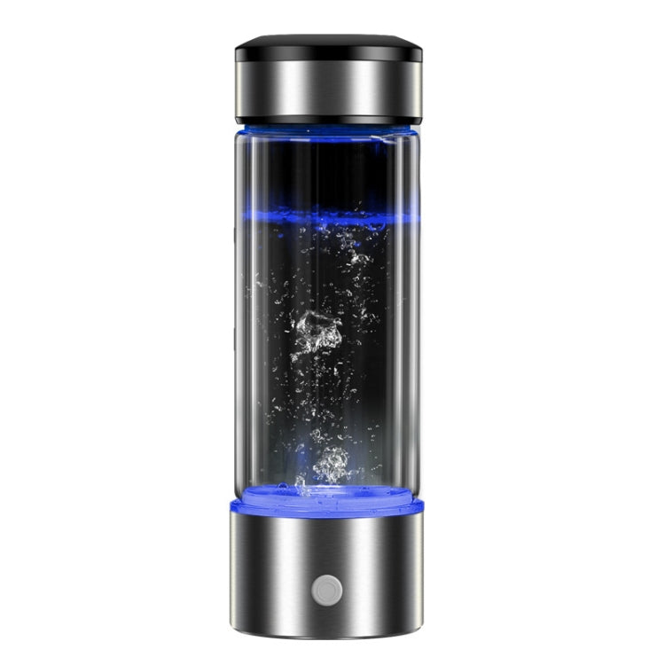 Portable Health Hydrogen-Rich Water Cup High-Concentration Negative Ion Electrolysis Generator, Capacity: 450ml(Black) Eurekaonline