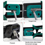 ProsKit Dual-purpose 6/8P Iron Handle Network Ratchet Crimping Plier(CP-376ER) Eurekaonline