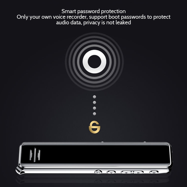 Q22 Multifunctional HD Noise Reduction Conference Recording Pen, Capacity:16GB(Black) Eurekaonline