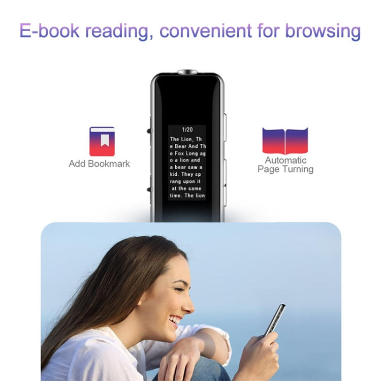 Q33 External Play MP3 Voice Control High Definition Noise Reduction Recording Pen, 32G, Support Password Protection & One-touch Recording Eurekaonline