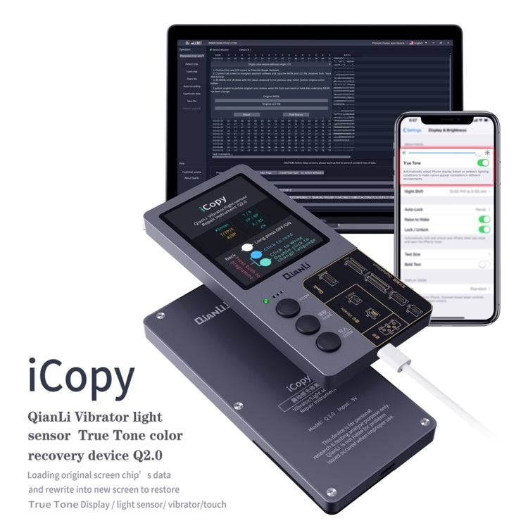 Qianli iCopy Plus 3 in 1 LCD Screen Original Color Repair Programmer For iPhone Eurekaonline
