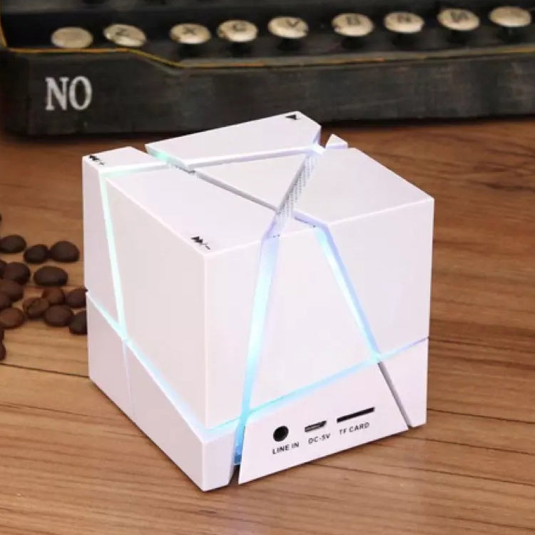 Qone 2 Cube Mini Portable Card Wireless Bluetooth Speaker(White) Eurekaonline