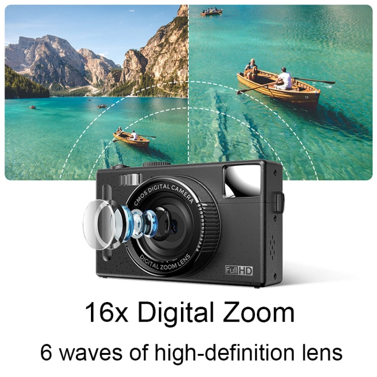 R1 48 Million HD Pixels 3.0 Inch IPS Screen Children Digital Camera, Spec: Pink+Card Reader Eurekaonline