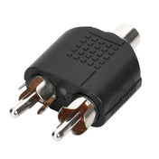 RCA Female to Dual Male Splitters (100 Pcs in One Package, the Price is for 100 Pcs) Eurekaonline