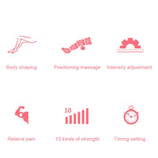 RD-M2857 Single Hand Airbag All-inclusive Intelligent Air Wave Pressure Massager with Host, Support Timing / Positioning Massage & 10 Kinds of Adjustable Force, US Plug or EU Plug(Pink) Eurekaonline