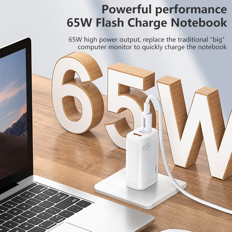 REMAX RP-U55 Territory Series 65W USB+Dual USB-C / Type-C Interface Fast Charger, Specification:CN Plug(Black) Eurekaonline