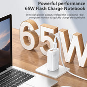 REMAX RP-U55 Territory Series 65W USB+Dual USB-C / Type-C Interface Fast Charger, Specification:UK Plug(White) Eurekaonline