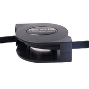 REXLIS 1.5m CAT7 10 Gigabit Retractable Flat Ethernet RJ45 Network LAN Cable(Black) Eurekaonline