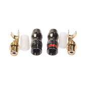 REXLIS TR026-1 2 PCS RCA Female Plug Audio Jack Gold Plated Adapter for DIY Audio Cable & Video cable Eurekaonline